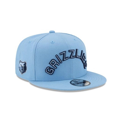 Blue Memphis Grizzlies Hat - New Era NBA Statement Edition 9FIFTY Snapback Caps USA4608359
